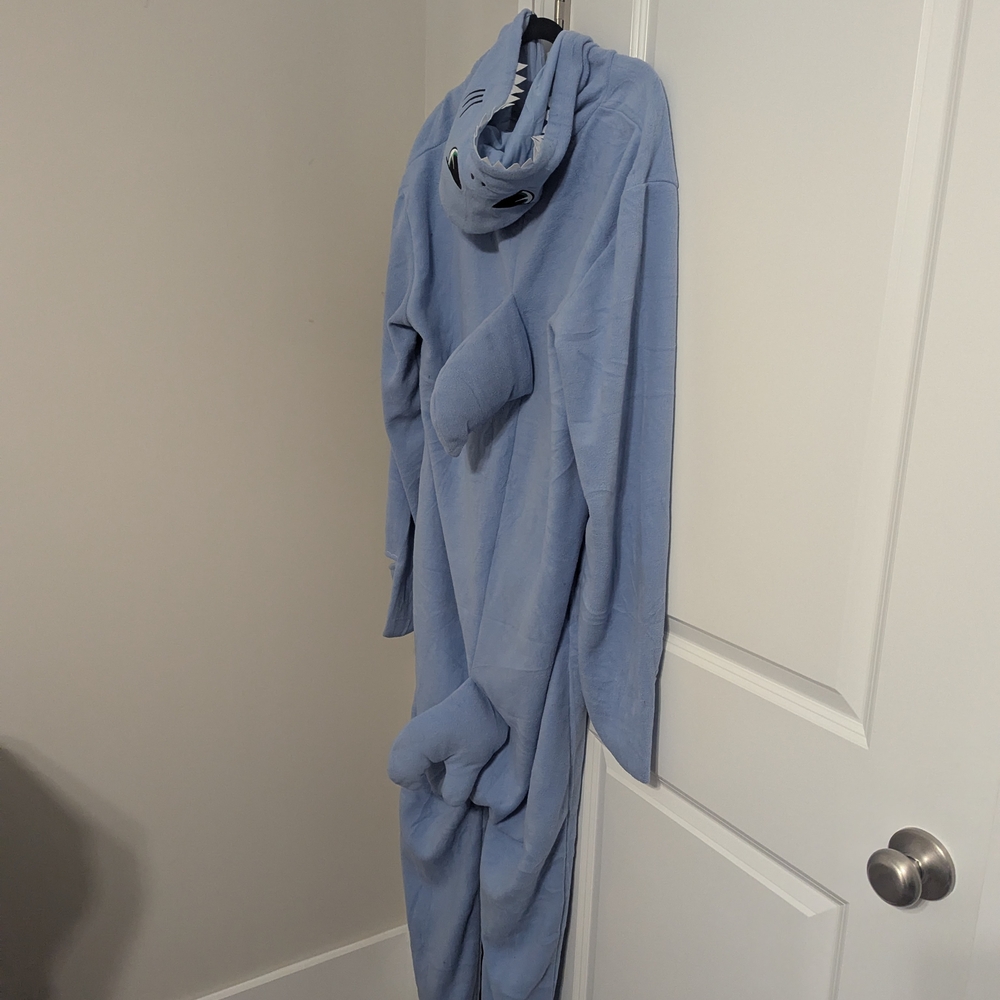 Adult Shark Kigurumi - Blue XXL - Cosplay, Costume, Pajamas - Picture 5 of 8